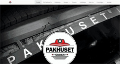 Desktop Screenshot of pakhuset-odder.dk